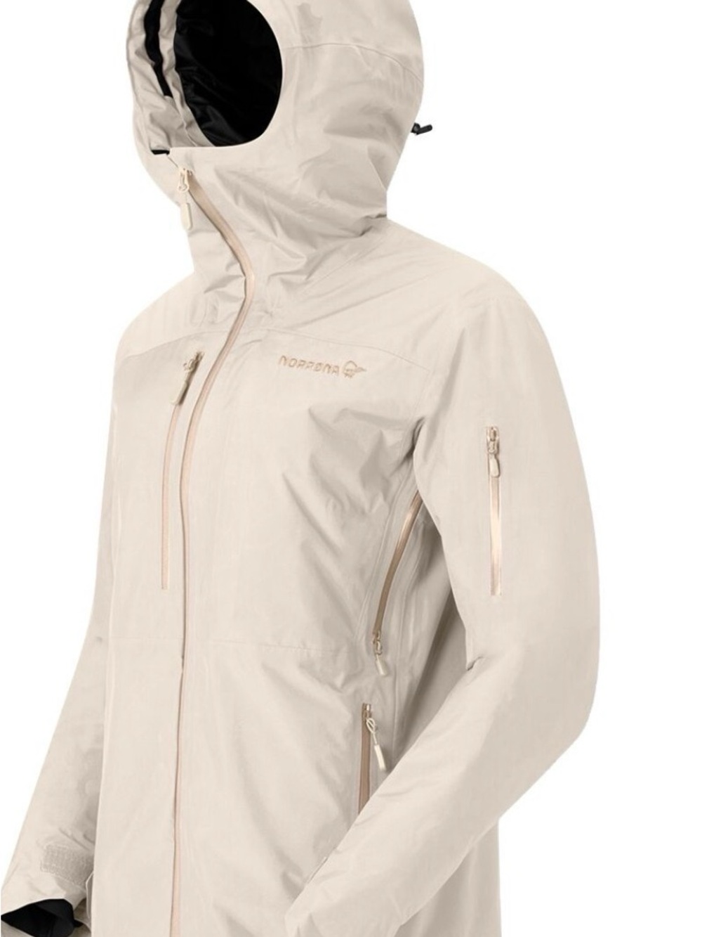 Norrøna Lofoten Gore-Tex Pro Women’s Ski Shell Jacket White Sz S NWT